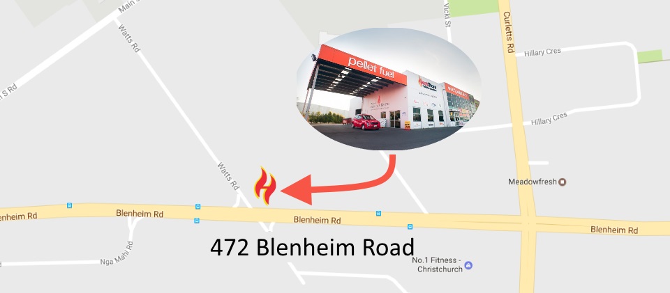 Google map - heatstore location